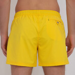 Wave Swim Short // Yellow (3XL)