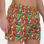 Fisher Bottle Cap Print Swim Short // Multicolor (XL)