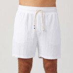 Riviera Terry Short // White (M)