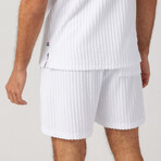 Riviera Terry Short // White (M)