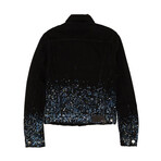 Crystal Painter Trucker Jacket // Black (L)