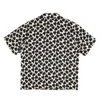 Love Hearts STW Bowling Shirt // Black + White (L)