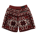 Paisley Shorts // Red (S)