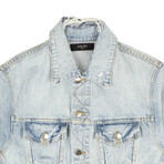 X Playboy Magazine Trucker Lt. Vintage Jacket // Denim (S)