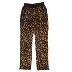 Leopard Print Sherpa Pants // Brown (M)