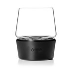 Nesh // Glass Tumbler With Chilled Coaster // Set Of 2