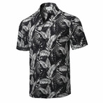 ZinoVizo // Cassis Modern Slim Fit Button Up Shirts // Black (2XL)