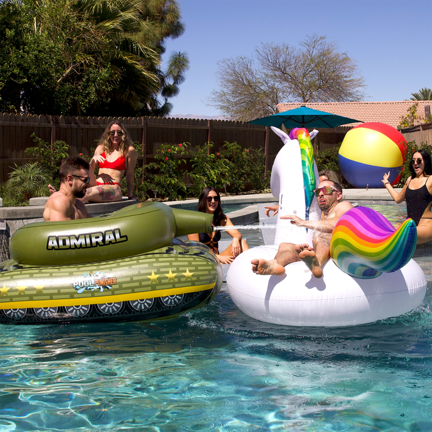 Float Factory’s Admiral Punisher Premium Inflatable Pool Float // With ...