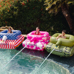 Float Factory’s Admiral Punisher Premium Inflatable Pool Float // With Water Cannon