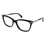 RagNBone  // Men's // RNB3050 0807 Square Optical Glasses // Black Gold  + Clear Demo Lenses