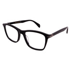 Rag & Bone // Men's RNB7024 0807 Square Optical Frames // Black