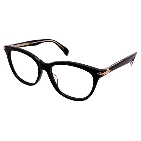 RagNBone // Mens RNB3033 0807 Square Optical Glasses // Black + Clear