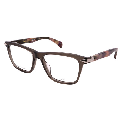 Rag & Bone // Men's RNB3043 ACK Square Optical Frames // Green Havana