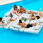 Modul'Air Floating Drink Bar with 8 Cups (Aquamarine)