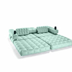 Modul'Air 3-in-1 Inflatable Sofa / Pool Float / Double Lounger (Matte Black)