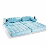 Modul'Air 3-in-1 Inflatable Sofa / Pool Float / Double Lounger (Matte Black)