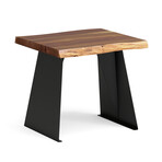 Milan Live Edge Lamp Table