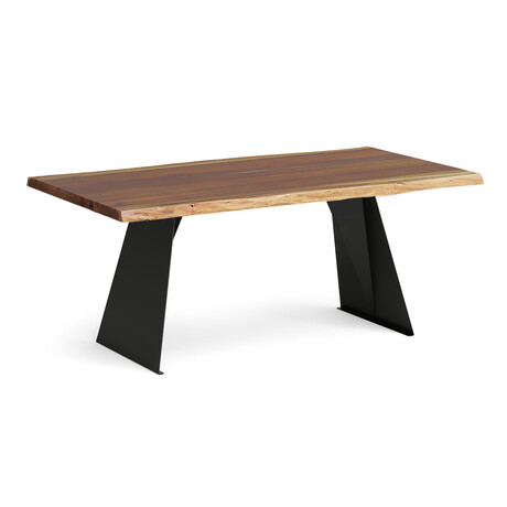 Milan 71" Live Edge Dining Table