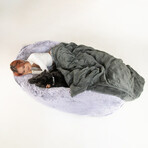 Plufl Human Dog Bed // Arctic Gray