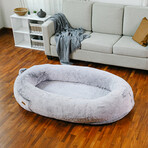 Plufl Human Dog Bed // Arctic Gray