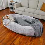 Plufl Human Dog Bed // Arctic Gray