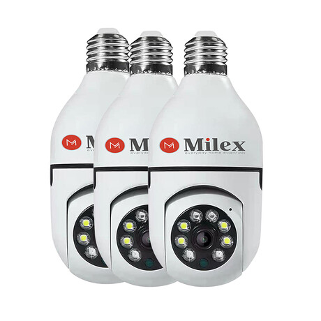 Light Bulb Security Camera // Set of 3