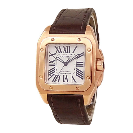 Cartier Santos 100 Automatic // W20108Y1 // Pre-Owned