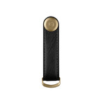 Saffiano Leather Key Organizer (Olive)