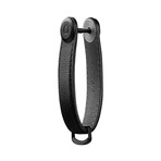 Pebbled Leather Key Organizer (Amber)