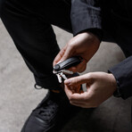 Leather Key Organizer // Black Hardware