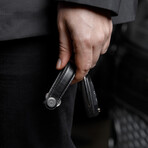 Leather Key Organizer // Black Hardware