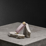 Saffiano Leather Key Organizer (Olive)