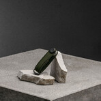 Saffiano Leather Key Organizer (Olive)