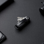 Leather Key Organizer // Black Hardware