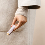 Saffiano Leather Key Organizer (Olive)