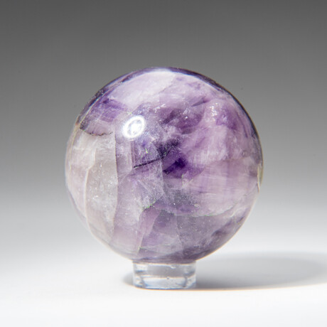 Genuine Polished Amethyst 2" Sphere With Acrylic Display Stand