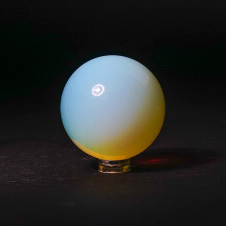 Genuine Polished Opalite 1" Sphere With Acrylic Display Stand