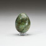 Genuine Polished Labradorite Egg with Velvet Pouch // Small