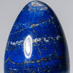 Genuine Polished Lapis Lazuli Egg With Acrylic Display Stand