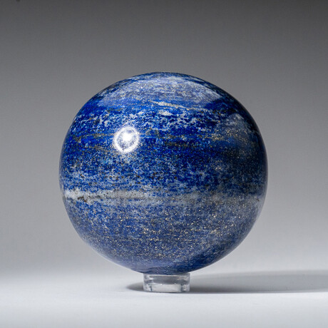 Genuine Polished Lapis Lazuli 2.5" Sphere With Acrylic Display Stand