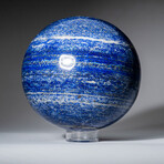 Genuine Polished Lapis Lazuli Sphere With Acrylic Display Stand // 5.2lb