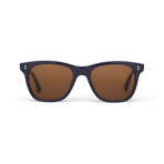 Fitzpatrick // Navy Lamination + Solid Brown // Polarized