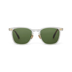 Emerson // Vintage Crystal + Bottle Green // Polarized