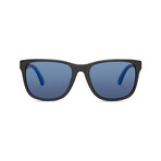 Austin // Matte Black + Deep Blue // Polarized