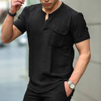 V-Neck Shirt // Black (S)