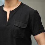 V-Neck Shirt // Black (S)