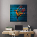 Flying Colours // Sulaiman Almawash (26"H x 26"W x 1.5"D)