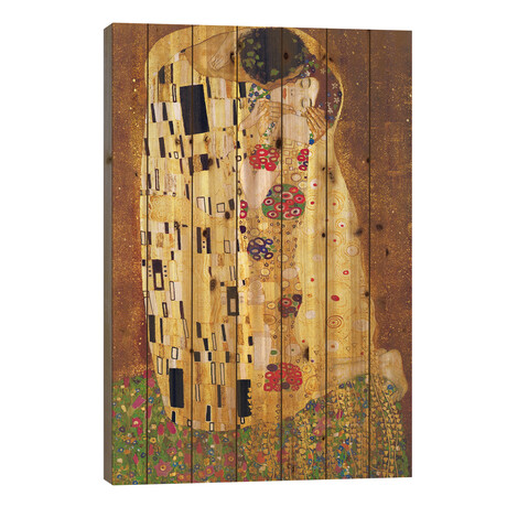 The Kiss // Gustav Klimt (26"H x 18"W x 1.5"D)