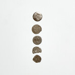 5 Silver Shipwreck Treasure Coins // El Cazador Wreck 1784