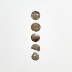 5 Silver Shipwreck Treasure Coins // El Cazador Wreck 1784